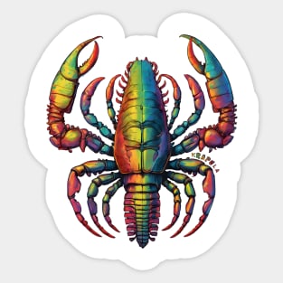 Crayfish Party Lobster Krapula Rapu funny design Sticker